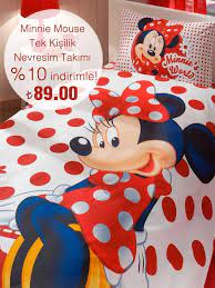 Poplin tek kişilik nevresim takımı. Dekoryon Da Minnie Mouse Tek Kisilik Nevresim Takimi 10 Indirime Girdi Nevresim Takimi Nevresim Nevresim Takimlari