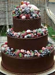 Fancy Decorated Wedding Cakes Cake Decorated With Fruit Fruit Wedding Cake Chocolate Wedding Cake