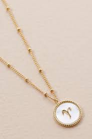 Wilde House Paper Astrology Journal Coin Necklace Bird Charm Necklace Gold Necklace