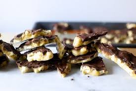 Chocolate Peanut And Pretzel Brittle Brittle Recipes Peanut Brittle Recipe Xmas Food