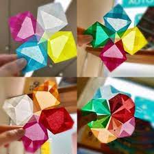 うっとりがみ おりがみサンキャッチャーを作ろう ハッピー ヒーリングクラフト おりがみサンキャッチャー 折り紙 おりがみ トランスパレント