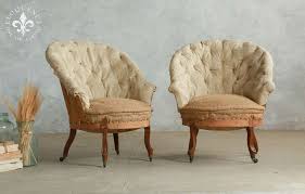 Pair Of Tufted Antique Napoleon Iii Bergeres 1stdibs Com Antique Chairs Shop Chair Chair