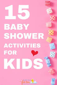 15 Best Easy Baby Shower Activities For Kids Easy Fun Ideas For Kids Baby Shower Activities Elephant Baby Shower Favors Baby Shower Kids Activities