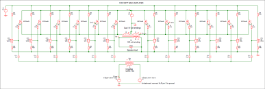 I am not a hifi geek, i just wanted to build a simple stereo amplifier that could drive some speakers for my desktop computer. Kc 2637 1500 Watts Power Amplifier Amplifier Circuit Design Free Diagram