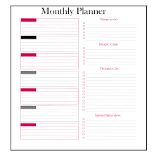 You may find here 5 printable monthly planner templates which you can edit right on your device. Download Free Monthly Planner Templates Pdf Excel Word Best Printable Calendar