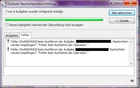 Ein möglicher grund hierfür kann sein, dass die datei bzw. Outlook Fehlermeldung 0x80004005 Anwendungssoftware Fachinformatiker De