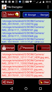 It is the code that you can enter, which allows the real key to be released to the operating system to allow the data to be decrypted on the fly and read by the device. File Encryptor For Android Apk Download