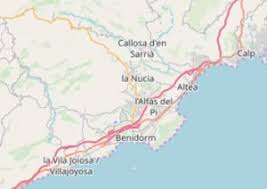 Wählen sie eine stadt oder region aus, um mehr darüber zu erfahren. Costa Blanca Weisse Kuste Kustenlinie Der Provinz Alicante Spanien