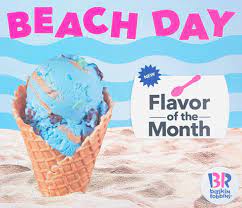 On Second Scoop Ice Cream Reviews Baskin Robbins Beach Day Ice Cream