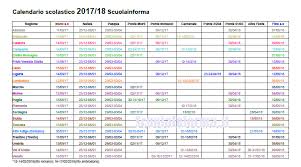 Además encuentra el horario de la salida y puesta de sol para cada día en el calendario octubre 2019. Calendario Scolastico Feste E Ponti Di Dicembre 2017 Per Ogni Regione Scuolainforma
