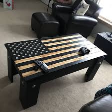 Concealment Table In 2020 Wooden American Flag Decor Rustic Wooden American Flag Rustic American Flag Decor