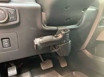 Universal Steering Column Pistol Mount - GunMount