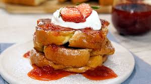 French Toast With Strawberry Syrup Tastemade