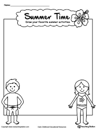 kindergarten drawing printable worksheets myteachingstation com