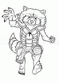 Guardianes galaxia rocket guardians of the galaxy coloring pages. Armor Rocket Raccoon Coloring Page Free Printable Coloring Pages For Kids