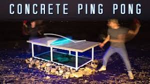For ping pong players who also are design enthusiasts, the woolsey ping pong table is the perfect table for you. Diy Concrete Ping Pong Table Youtube