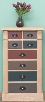 Meuble tv, élément central de la pièce, le choix du meuble télévision est crucial. Casa Padrino Commode De Style Campagnard En Bois Massif Avec 8 Tiroirs Naturel Multicolore 60 X 36 X H 100 Cm Meubles De Style Campagnard