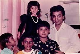 He debuted as a child artiste in the film kalathoor kannamma (1960). Kamal Haasan Family Photos