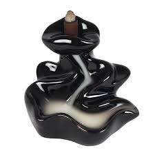 Hold the cone in one hand while your other hand lights the. Backflow Incense Burner River Snooty Catz