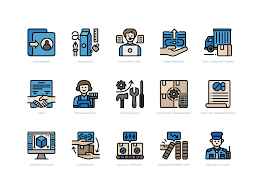 Business Process Outsourcing Icons Set Business Process Outsourcing Business Process Business Ideas Entrepreneur