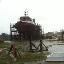 Renew & rebuilding bot or ship. Photos At Mset Shipbuilding Corp Sdn Bhd Pulau Duyong Newbuilding Division Kuala Terengganu Terengganu