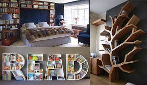 Jual lemari rak sepatu minimalis modern harga murah via. 11 Desain Rak Buku Dinding Bikin Betah Baca Di Rumah