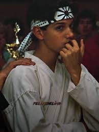 Daniel Larusso Smiling at Johnny