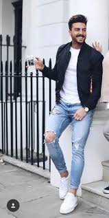 Mens Bomber Jacket With Fur Hood Mensjackets Jackets Men Fashion Mens Fashion Casual Outfits Mens Outfits