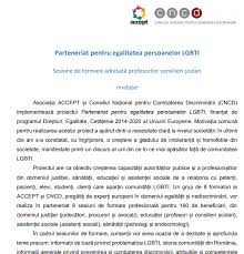 Medicii respectivi vor fi citați la consiliul național pentru combaterea discriminării. Consiliul National Al Discriminarii Si Asociatia Accept Parteneriat Pentru Instruirea Profesorilor Pentru Combaterea Discriminarii Lgbt In Scoli