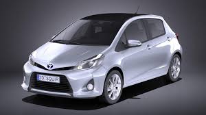 Toyota Yaris Hybrid 2014 Vray 3d Model Ad Hybrid Yaris Toyota Model Yaris 3d Model Toyota