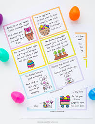 Alternatively, you can use common easter basket items to make an easter egg scavenger hunt with clues. Easter Scavenger Hunt With Free Printable The Best Ideas For Kids