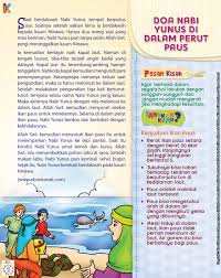Doa Nabi Yunus Di Dalam Perut Ikan Paus Ikan Paus Buku Anak Kegiatan Untuk Anak