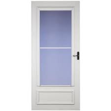 Larson Royal Oak Screen Away Mid View Storm And Screen Door With Aged Bronze Handle At Menards Larson Royal Screen Door Exterior Doors Security Storm Doors