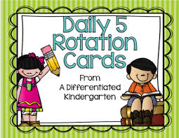 organizing daily 5 literacy stations in kindergarten and