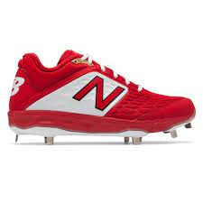 You'll receive email and feed alerts when new items arrive. New Balance Low Cut 3000v4 Metal Baseball Cleat Mens Shoes Red With White Walmart Com Walmart Com