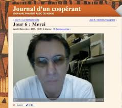 Processus schizophrénique augmenté, ou quand le web s'en mêle, retour sur  Journal d'un coopérant, projet interactif de Robert Morin