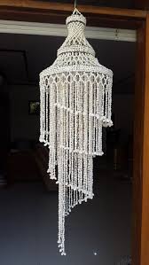 White Nassa Seashell Chandelier Spiral Seashell Chandelier Shell Chandelier Chandelier