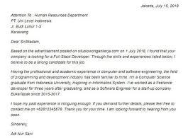 Cover letter format pick the right. 10 Contoh Application Letter Pengertian Dan Cara Membuatnya