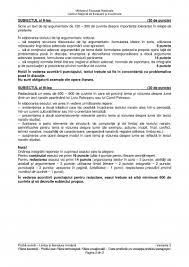 Ministerul educatiei a publicat luni, pe subiecte.edu.ro, subiectele si baremele de corectare la proba scrisa la limba si literatura romana, din cadrul sesiunii de toamna a examenului de bacalaureat. Subiecte Bac 2017 Romana Sesiunea Toamna