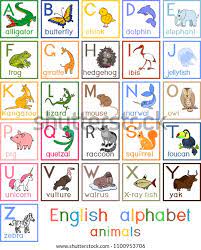 Each letter has an uppercase (capital letter) and a lowercase (small letter) form. Colorful English Alphabet Pictures Different Cartoon Stock Vector Royalty Free 1100953706