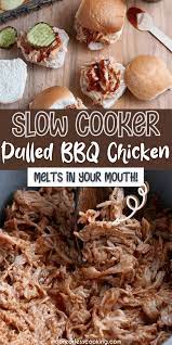 Bbq Pulled Chicken Recipe Chicken Crockpot Recipes Bbq Chicken Recipes Pulled Chicken Crock Pot Recipes