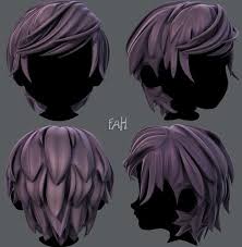 3d Hair Style For Boy V37 3d Model Boy Hairstyles Female Face Drawing Anime Hair
