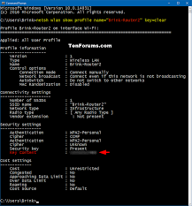 If you have a panoramic wifi gateway, then use the panoramic wifi app or web portal at wifi.cox.com to see your wifi network name (ssid) and password. See Wireless Network Security Key Password In Windows 10 Tutorials