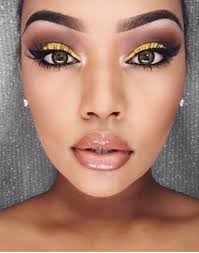 Black And Gold Smokey Eye Makeup 44 Awesome Golden Smokey Eye Makeup With A Pop Of Gold Glitterous Net Eye Makeup Girls Makeup Skin Makeup