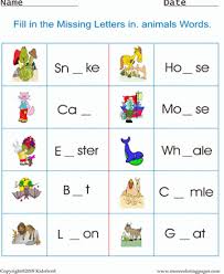 Animal Words Worksheet Sheet Worksheets For Kids Preschool Worksheets Preschool Activity