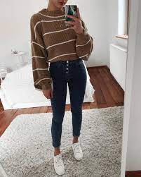 Thanya W On Instagram Anzeige Outfit From Zaful De Yay Or Nay Sweater 276697701 Jeans 285627 Fashion Outfits Casual Outfits Casual Winter Outfits