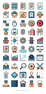50 Free Vector Icons Of Big Data And Web Analytics Designed By Freepik Data Icon Big Data Web Analytics