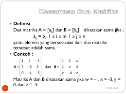 Maybe you would like to learn more about one of these? Operasi Matriks Dani Suandi M Si Ppt Download