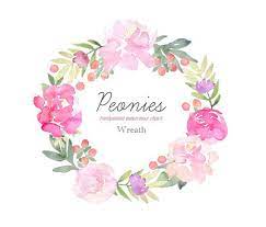 Scientists differ on the number of species that can be distinguished, ranging from 25 to 40. Hand Painted Watercolour Clip Art Peonies By Papersundesign Cornice Di Fiori Decorazione Festa Peonie