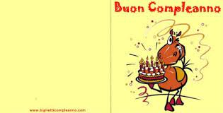 Biglietto Auguri Buon Compleanno Da Stampare Gratis